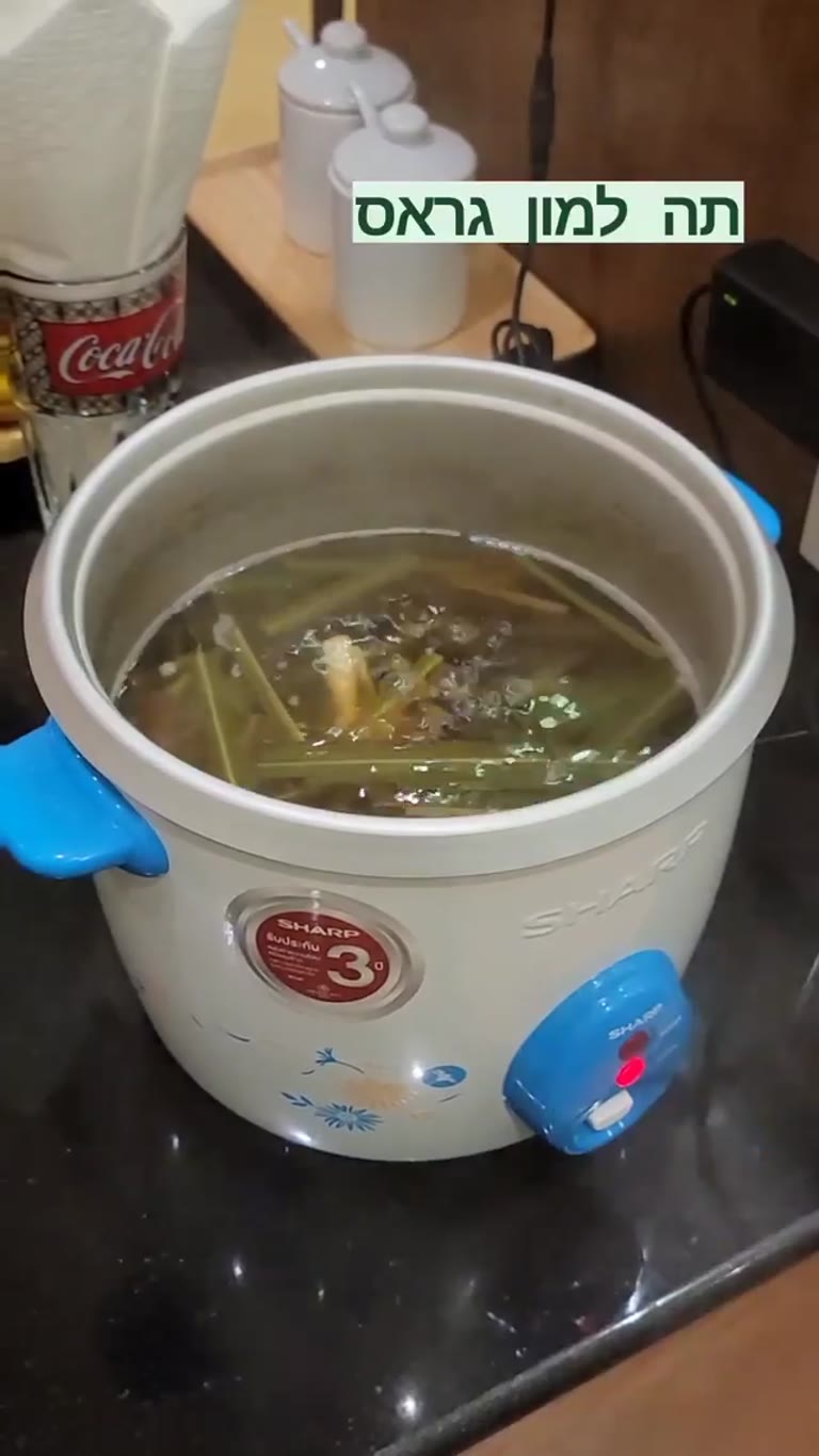 תה למון גראס ביתי בפוקט