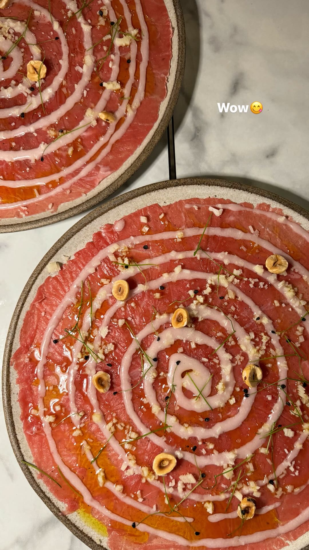 קרפצ'יו מרשים ב-Ademan Gastrobar, זקינתוס