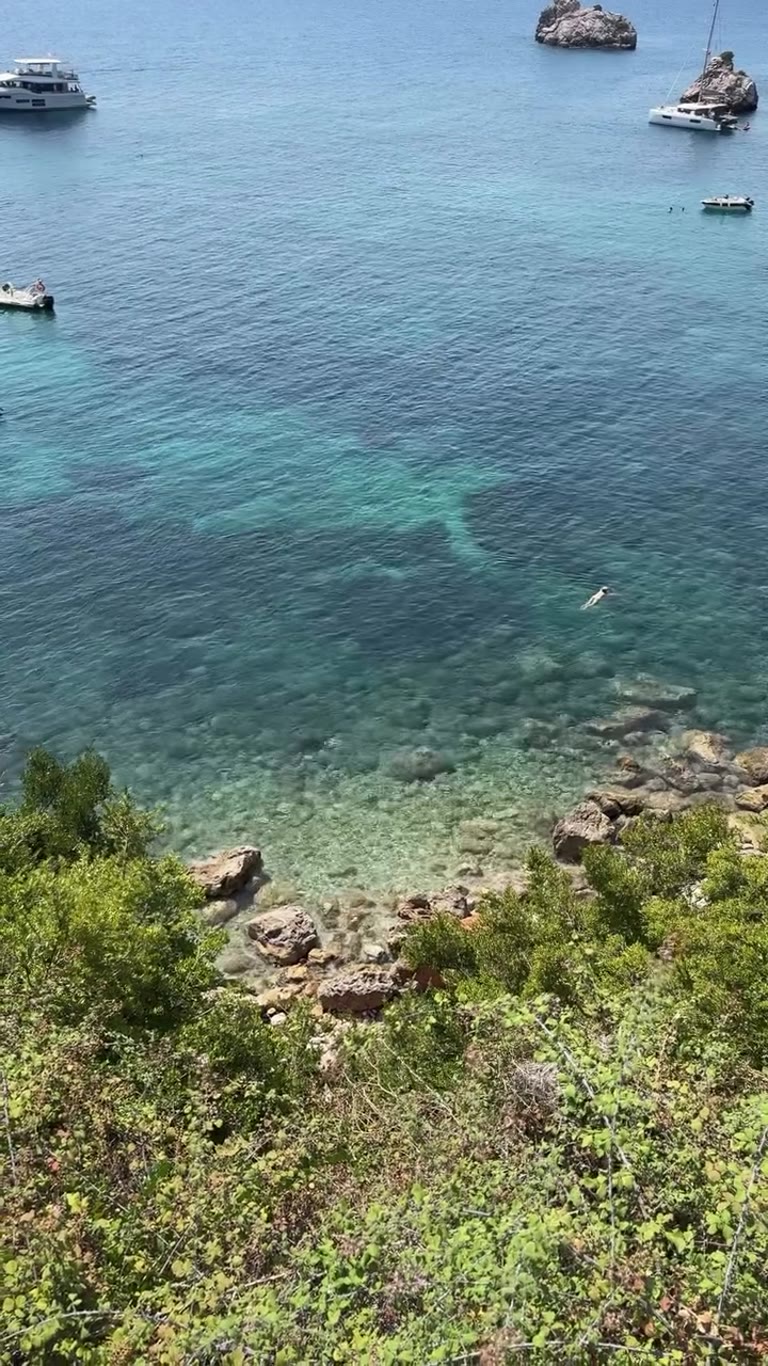 Turquoise cove on Skopelos