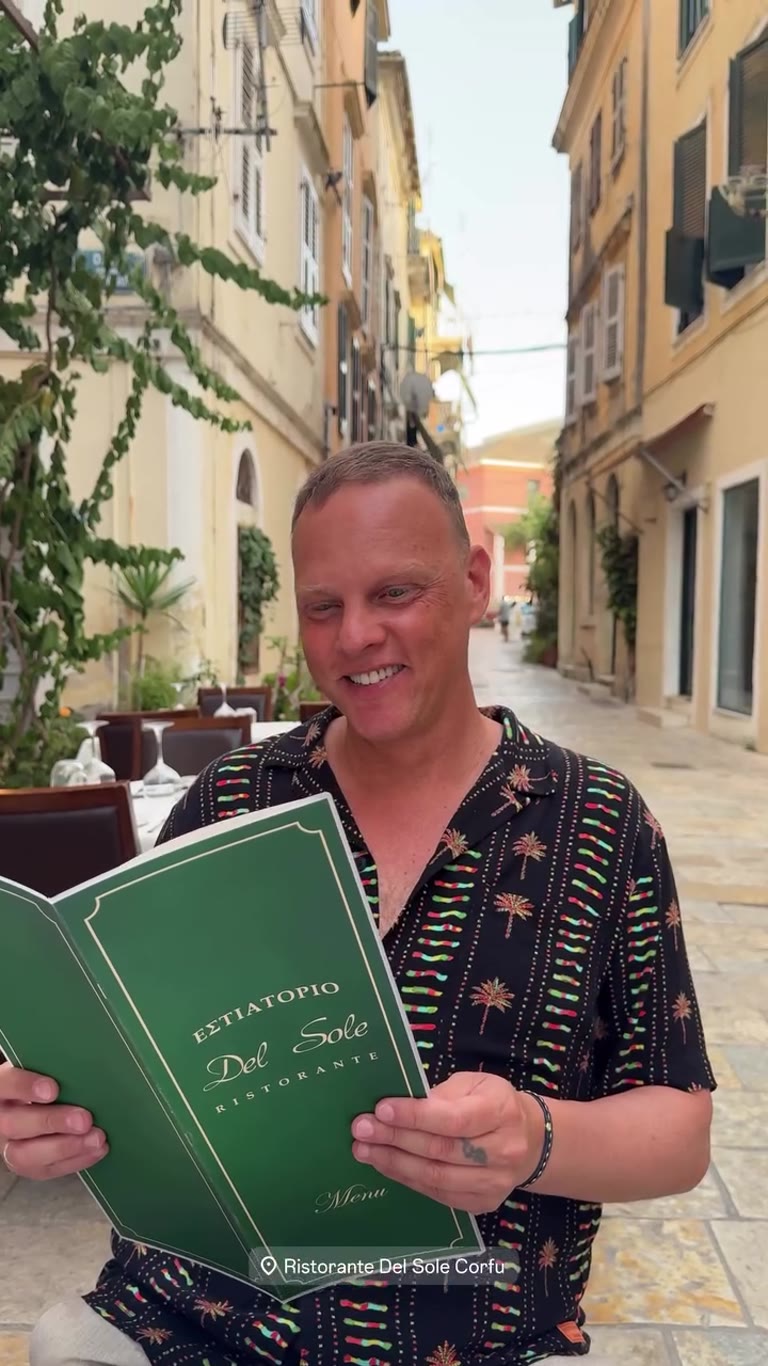 Ristorante Del Sole בעיר העתיקה של Corfu
