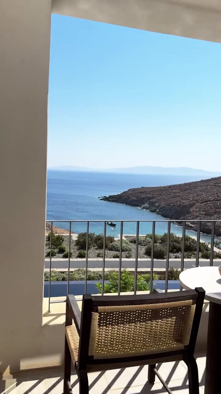 הנוף מהחדר ב-Odera Tinos