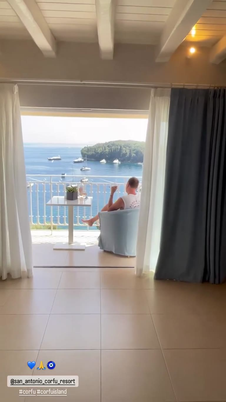 נוף מהחדר ב-San Antonio Corfu Resort, קורפו