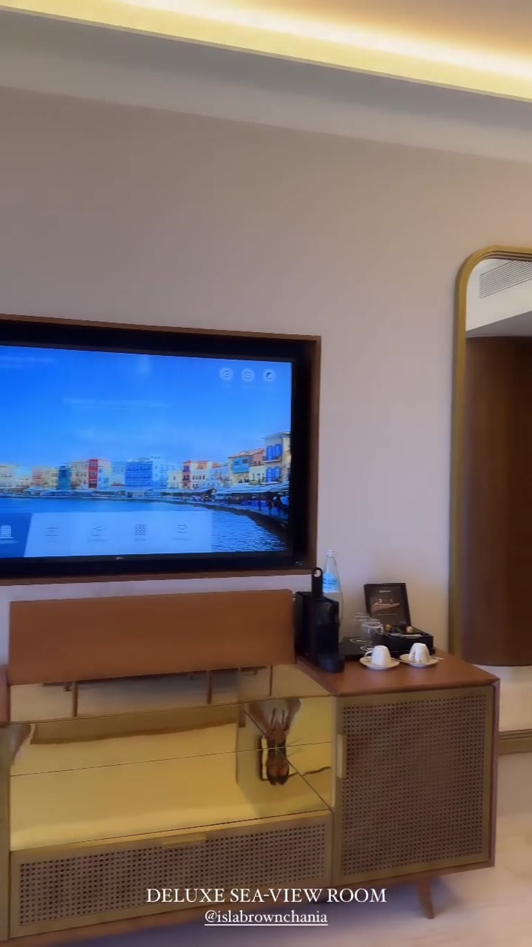 חדר דלוקס עם נוף לים במלון בחאניה