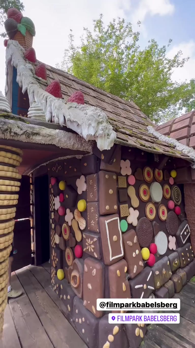 Hänsel & Gretel candy house at Filmpark Babelsberg