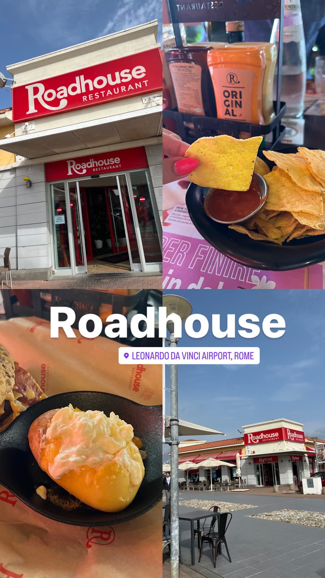 Roadhouse Restaurant at Rome Fiumicino Airport