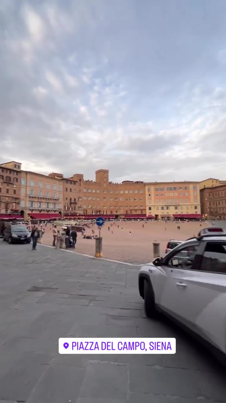 Piazza del Campo at golden hour, Siena
