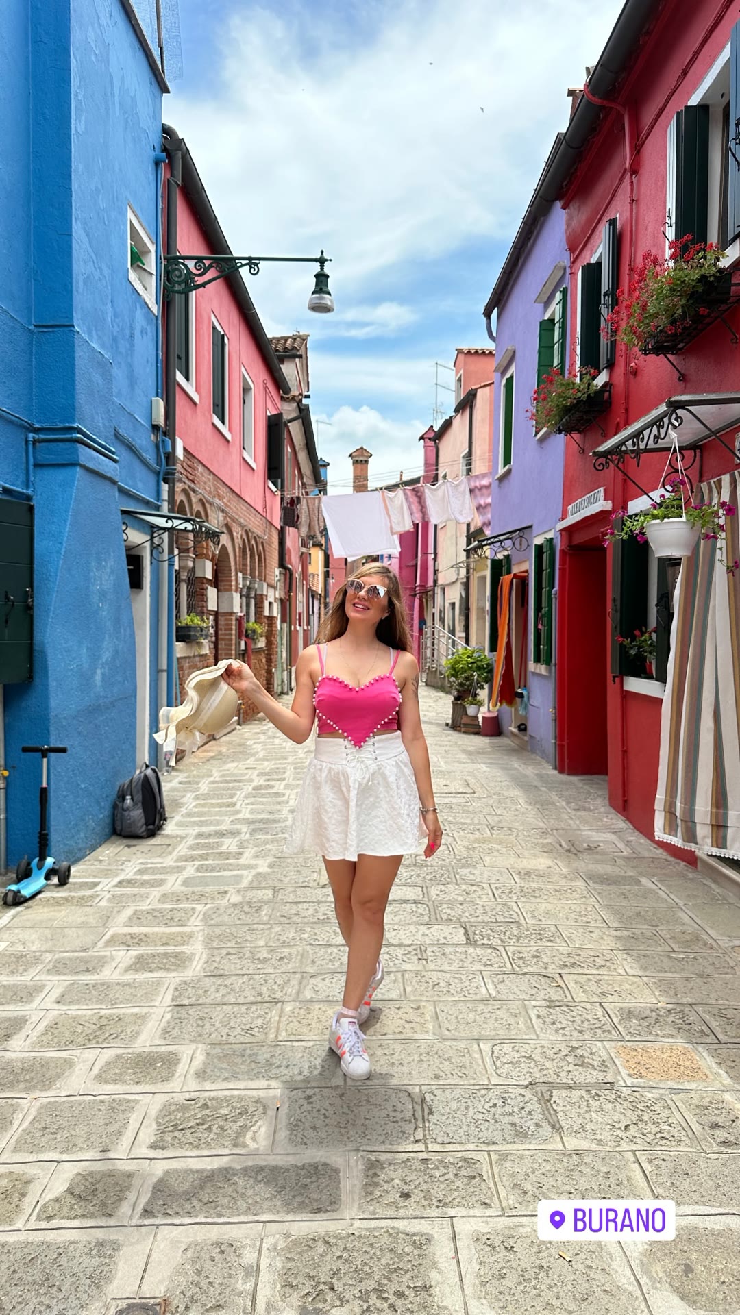 Burano's colorful lanes near Venice