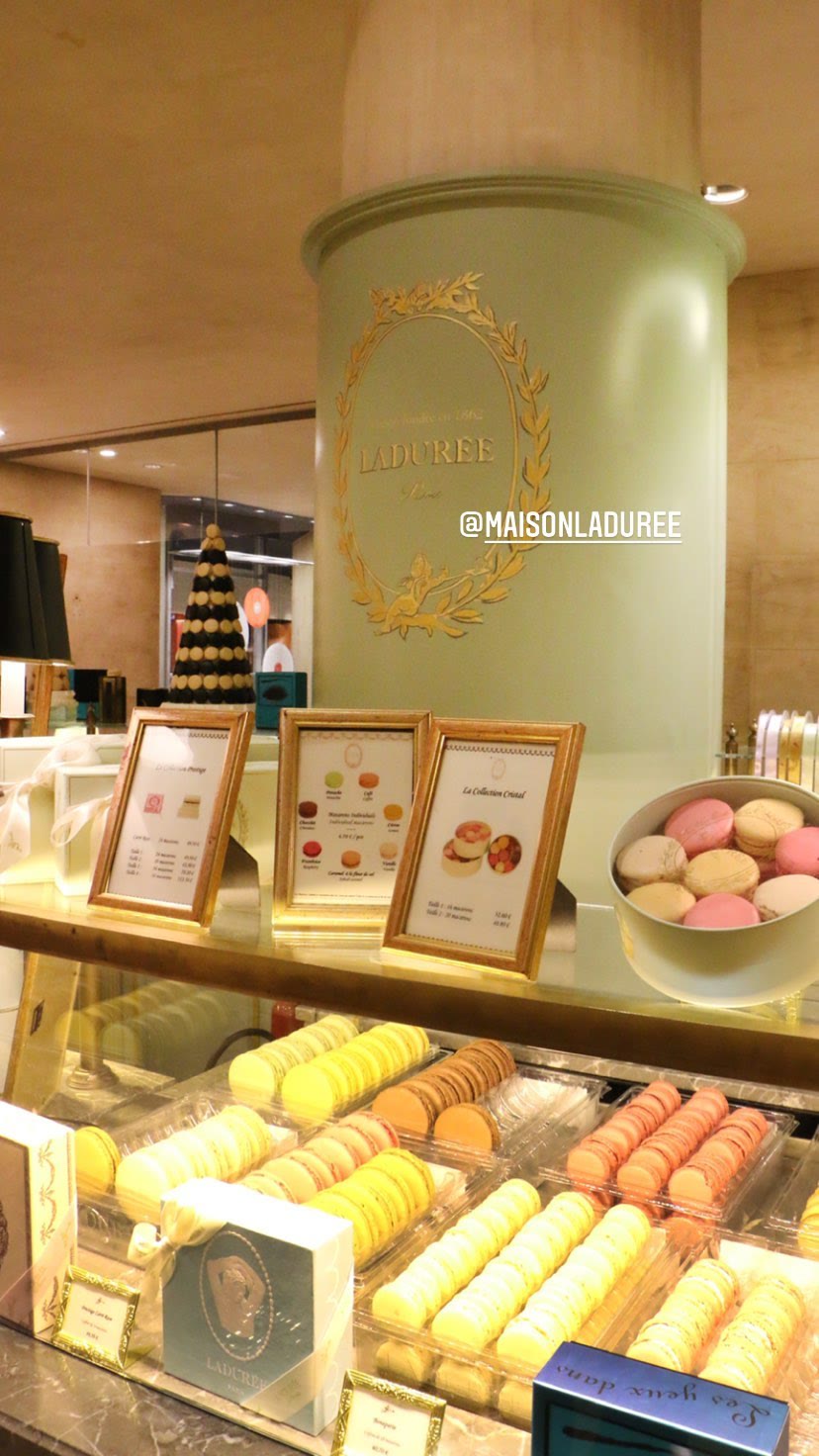 Ladurée macarons in Paris