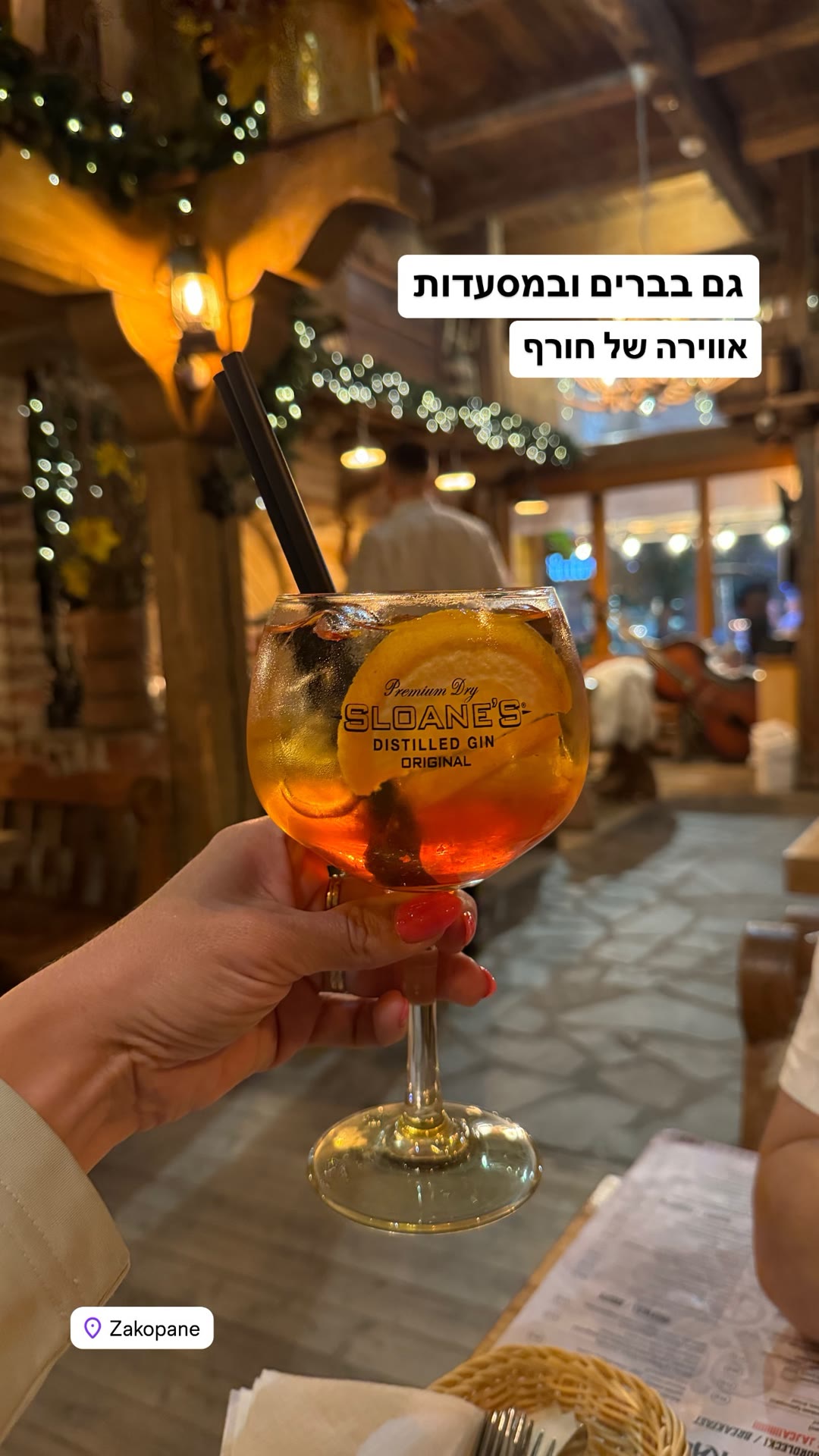 Winter vibes in Zakopane's bars and restaurants