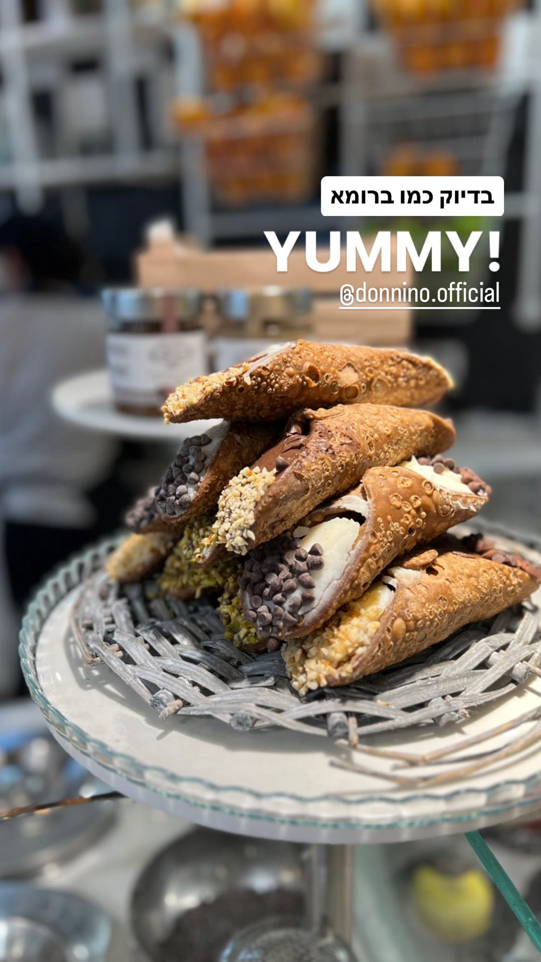 Cannoli at Don Nino, Tuscany