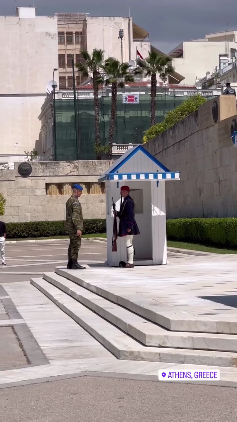 Changing of the Guard at Syntagma, Athens