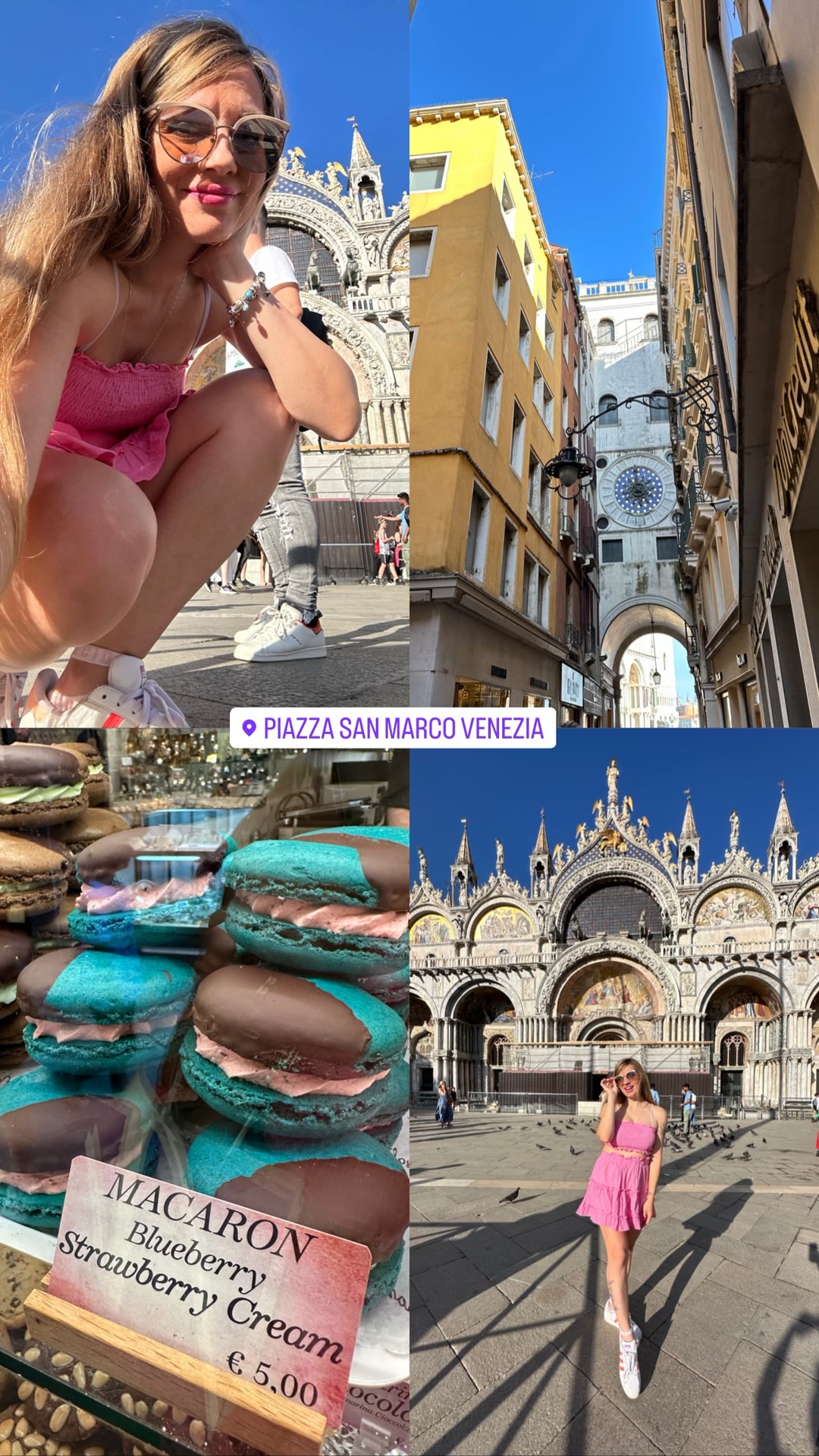 Piazza San Marco & macarons in Venice