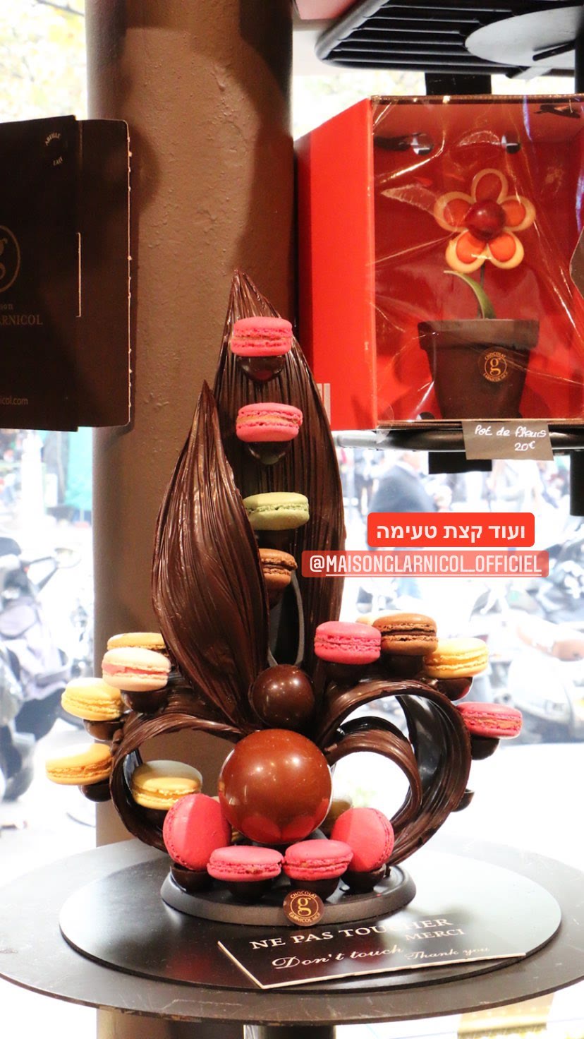 שוקולד ומקרונים ב-Maison Georges Larnicol, פריז