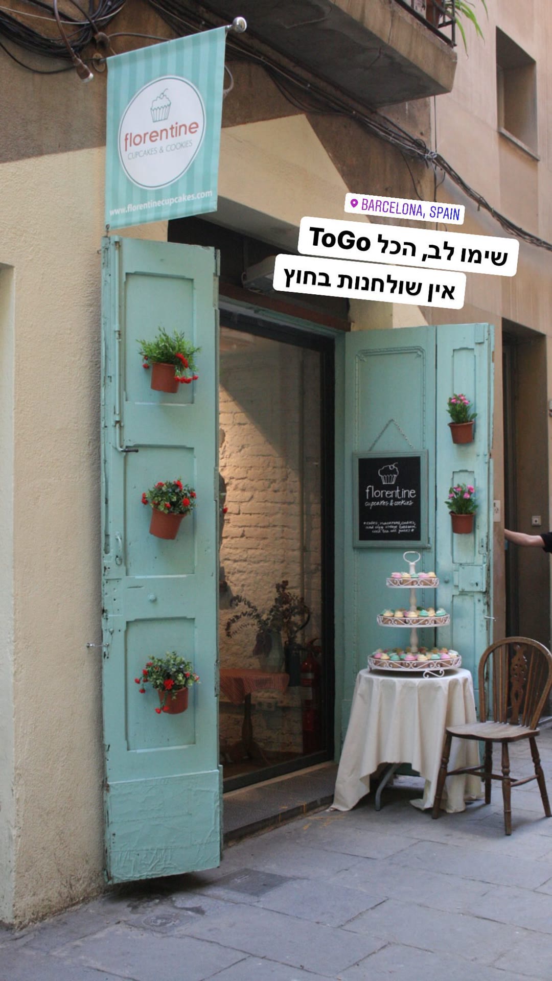 Florentine Cupcakes & Cookies, Barcelona