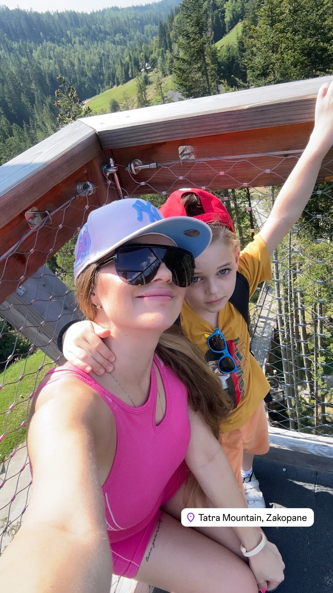 Treetop walkway in the Tatras, Zakopane