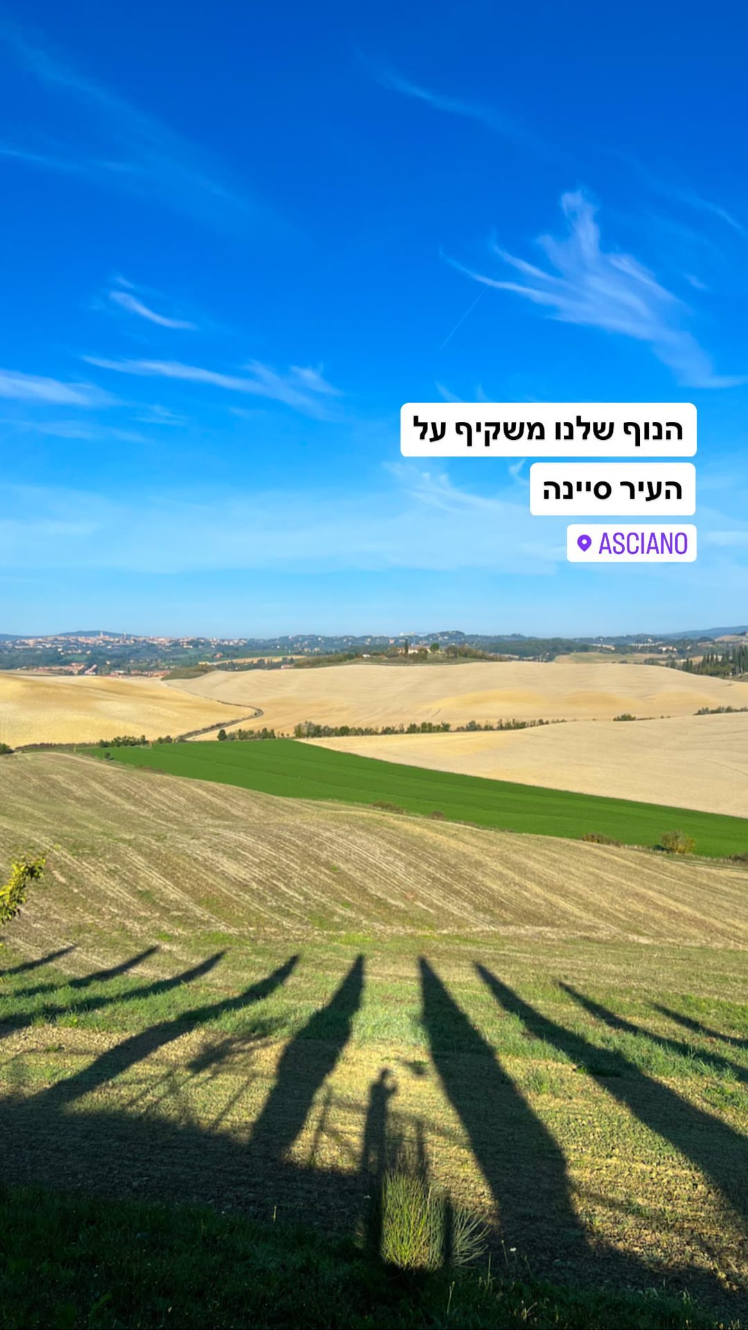 נוף אסיאנו עם נוף לסיינה, טוסקנה
