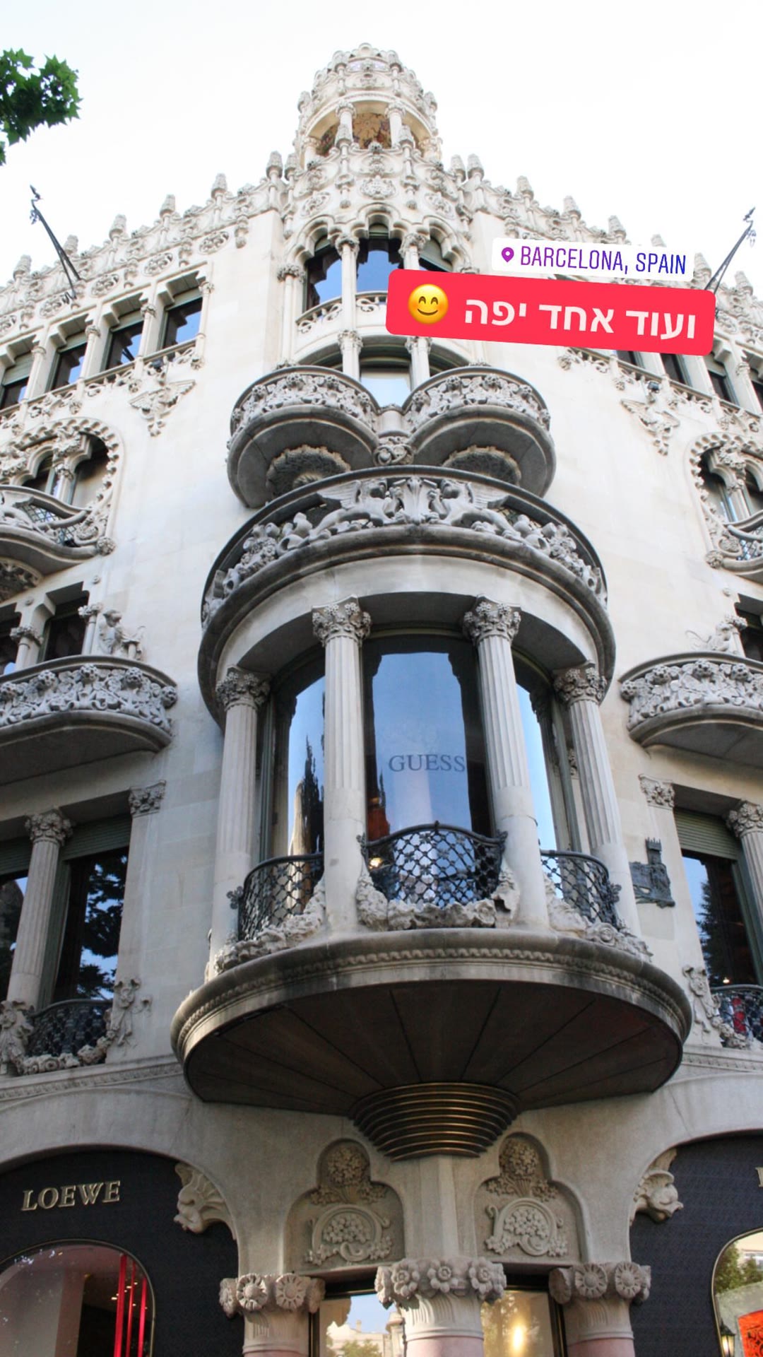 Casa Lleó Morera facade on Passeig de Gràcia