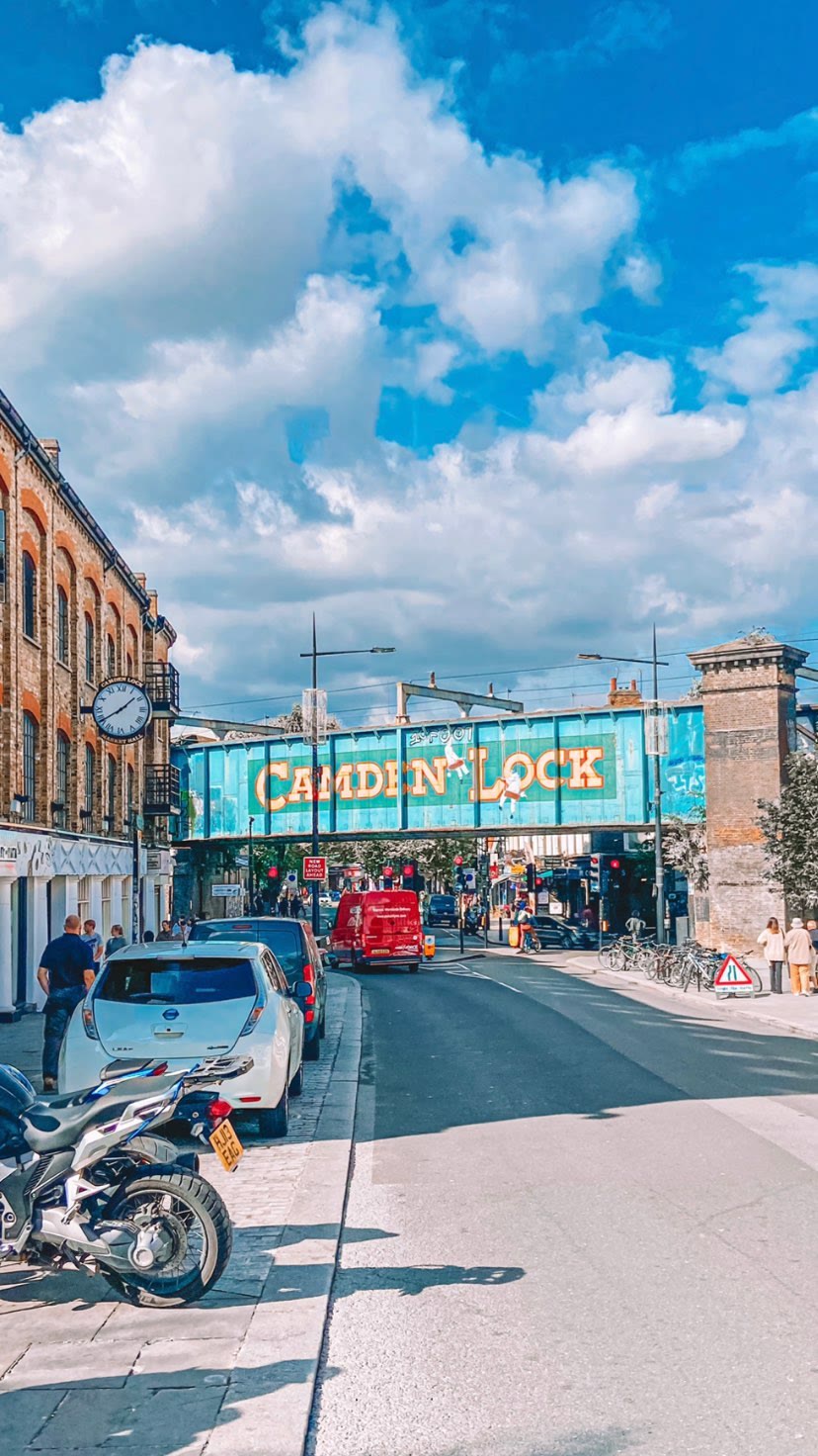 Camden Lock bridge, London
