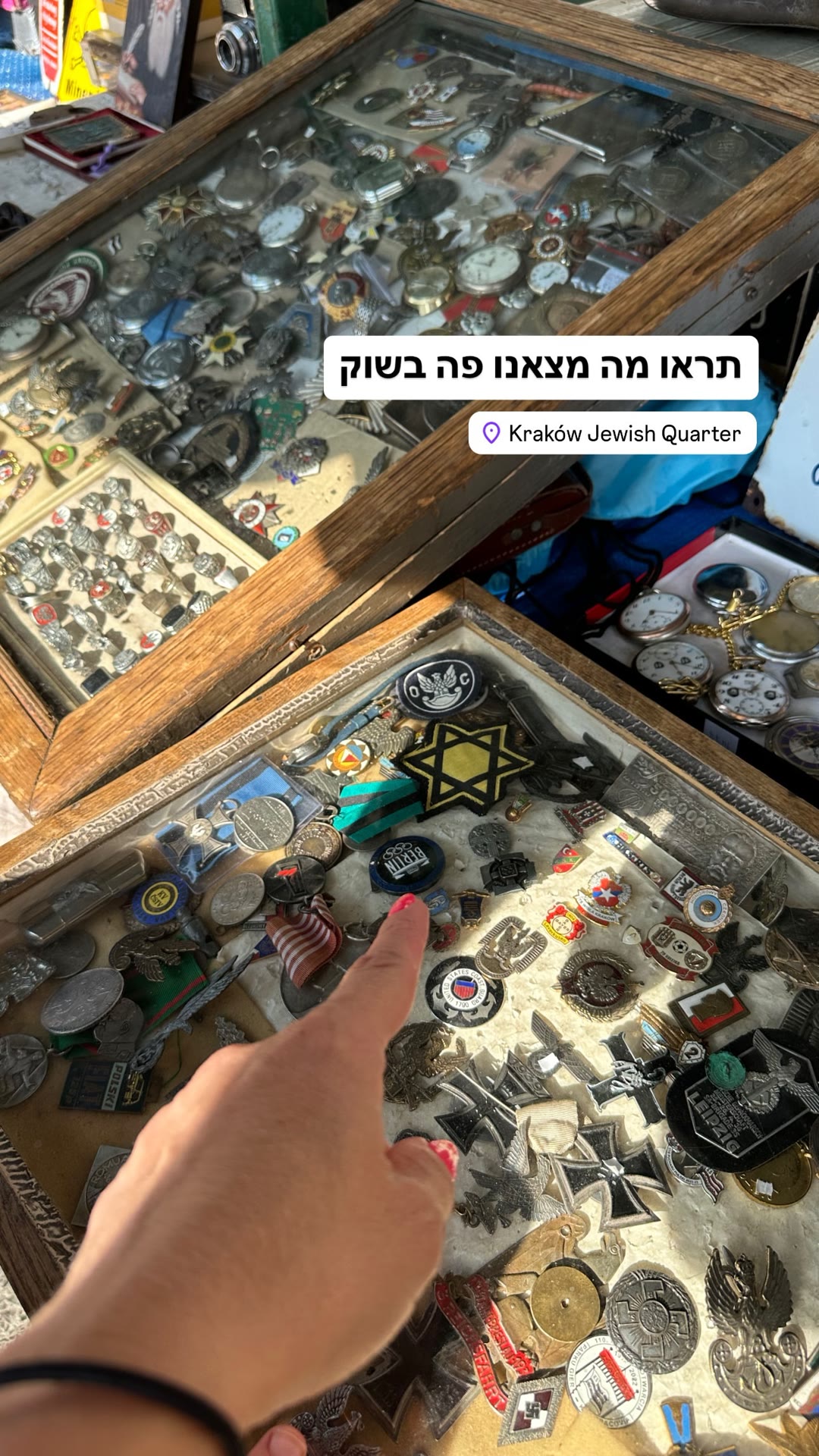 שוק עתיקות ברובע היהודי בקרקוב