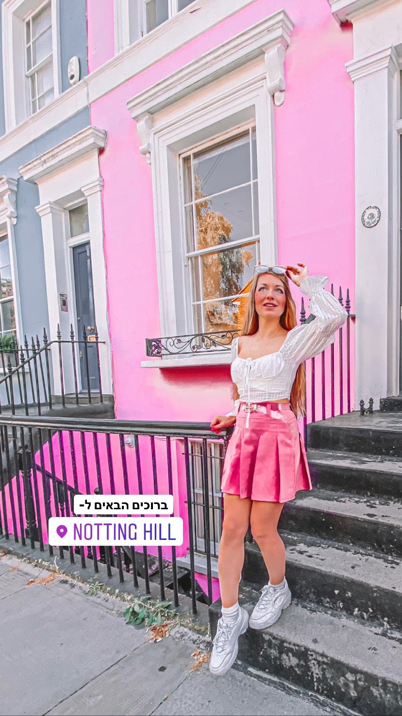 Notting Hill's pink houses, London