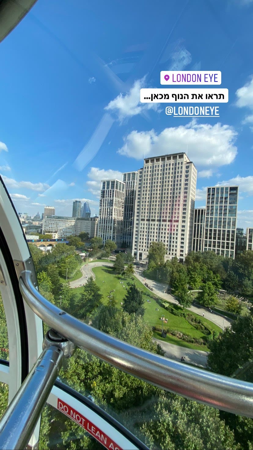 View from the London Eye capsule