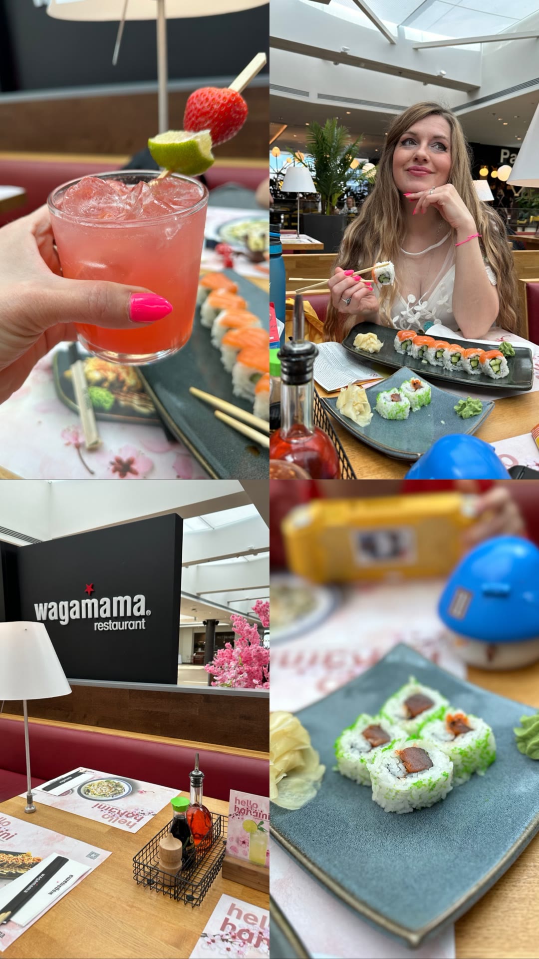Wagamama sushi lunch in Athens