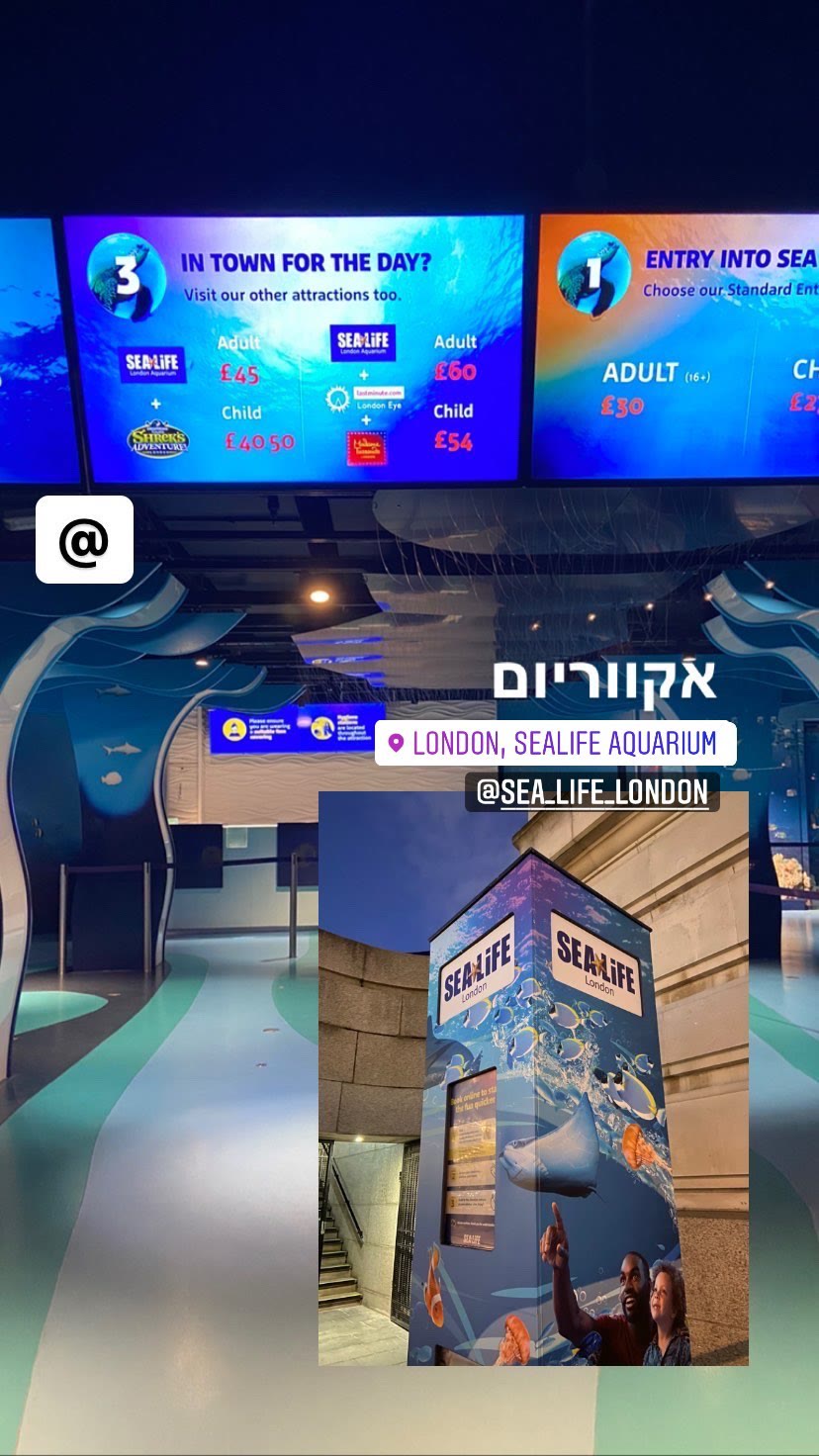 SEA LIFE London Aquarium ביקור