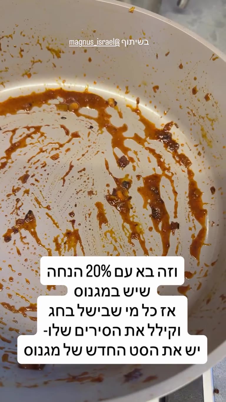 סט הסירים החדש של מגנוס – 20% הנחה