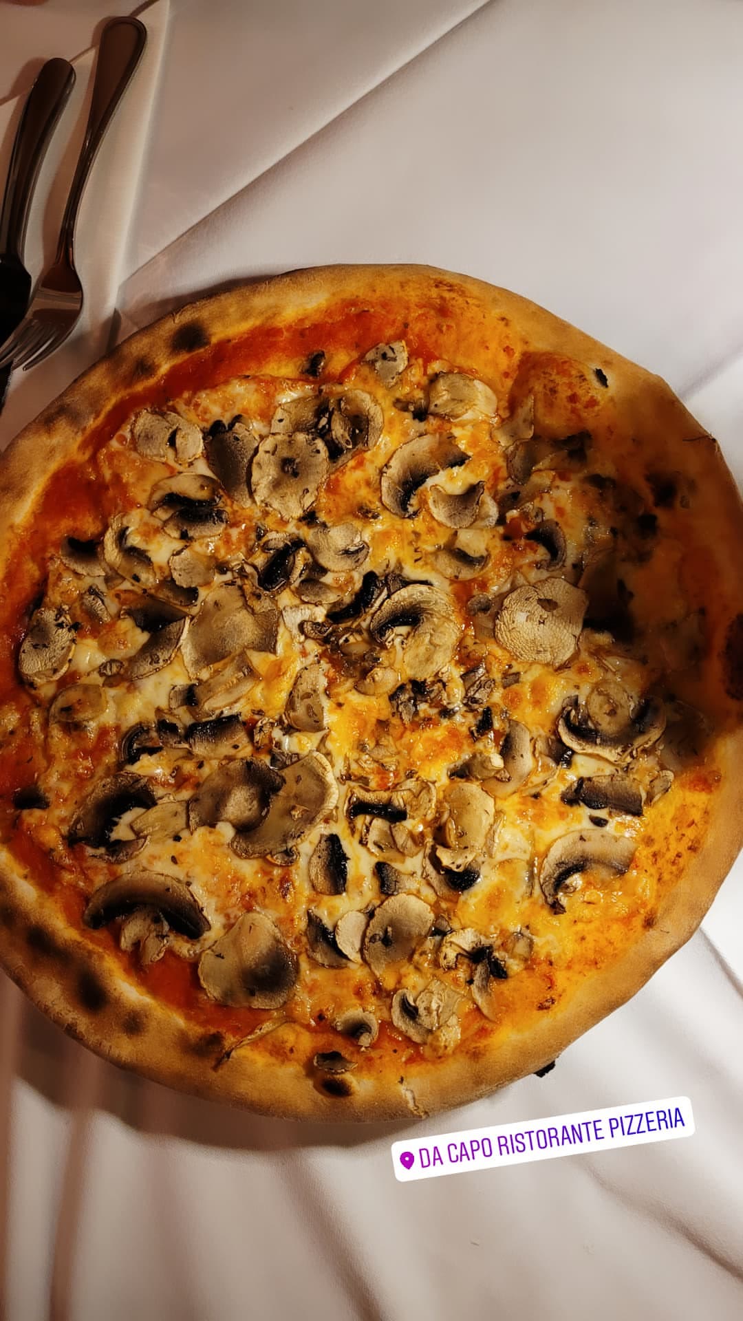 פיצת פטריות ב-DA CAPO Ristorante Pizzeria, וינה