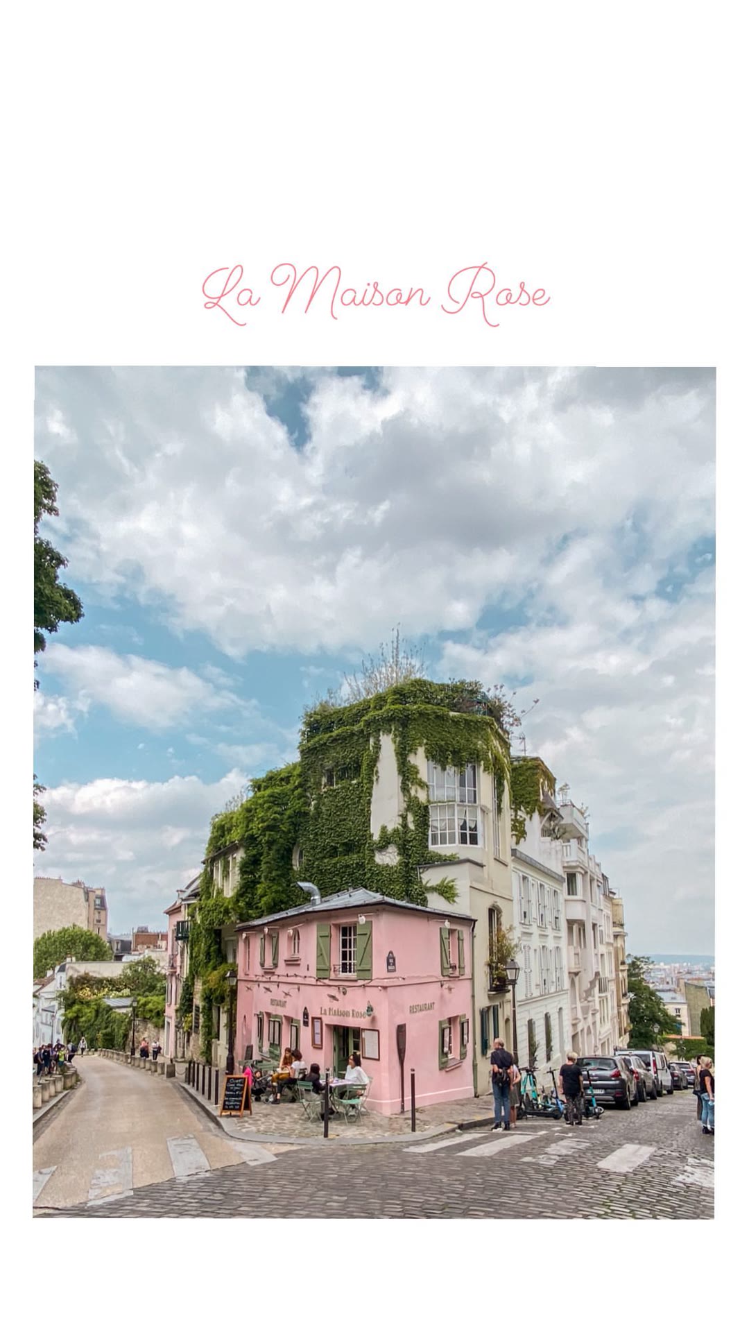 La Maison Rose in Montmartre