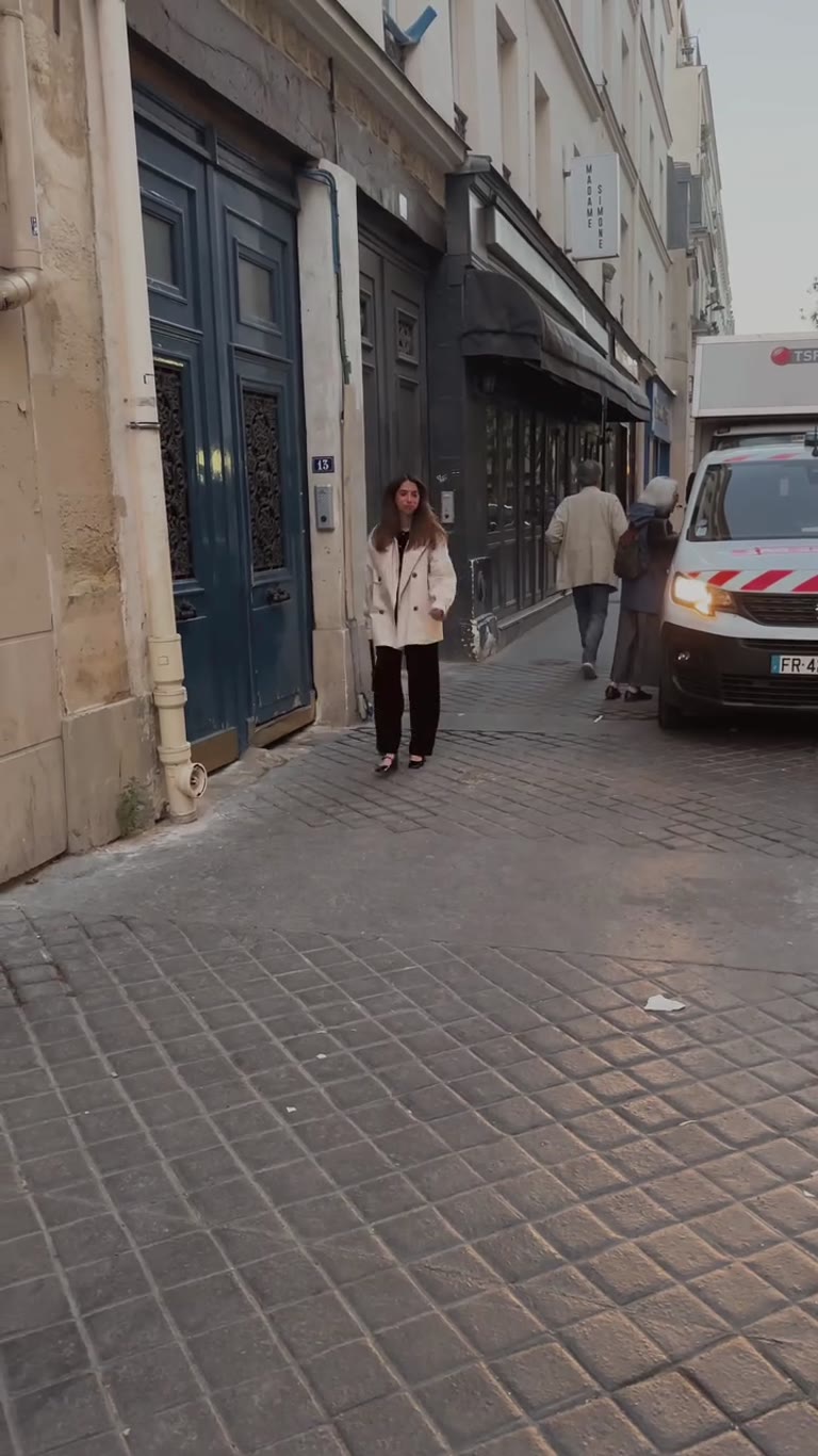 Walking past Madame Simone in Paris