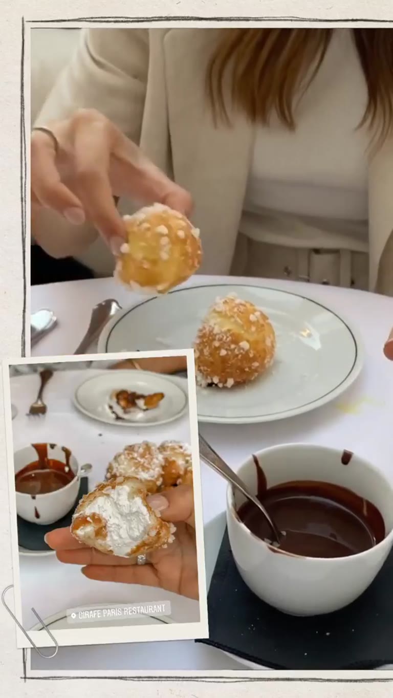 Profiteroles at Girafe Paris