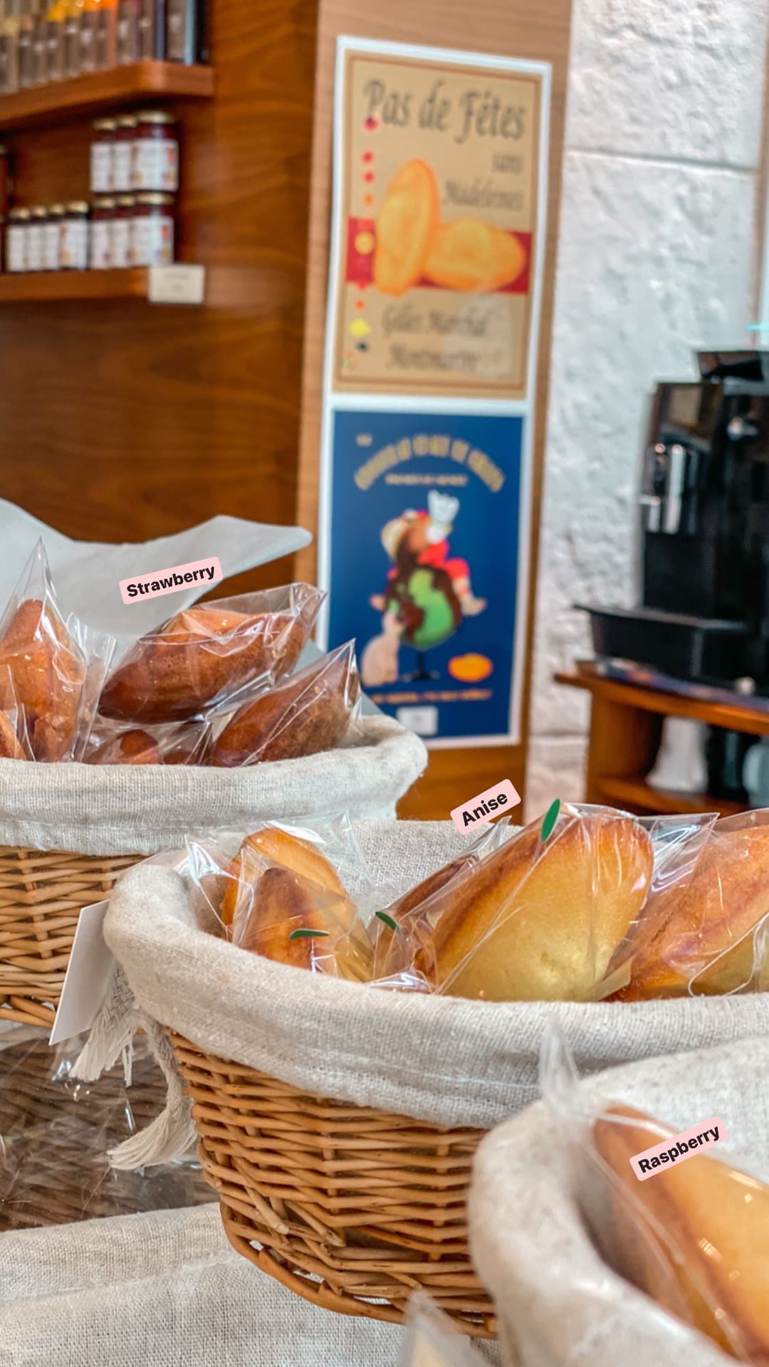 Madeleines at Gilles Marchal, Montmartre