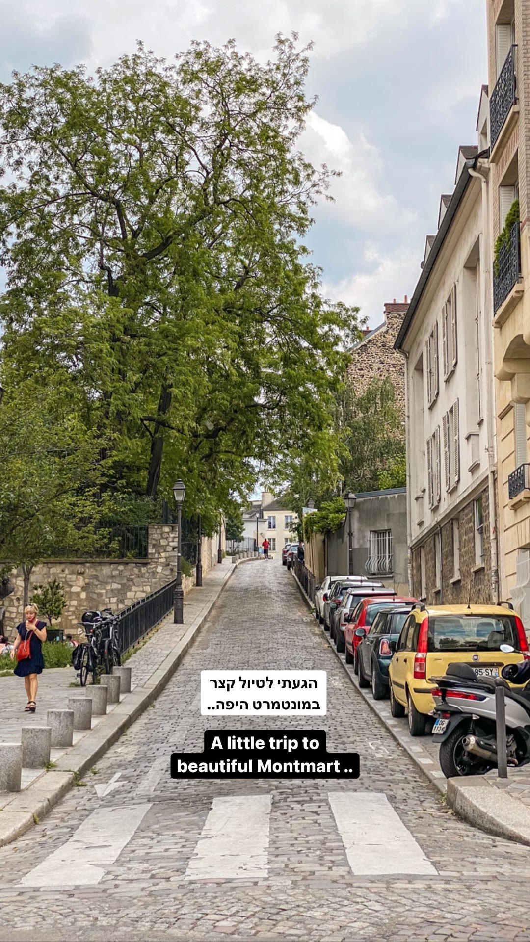 Walking the cobbled streets of Montmartre
