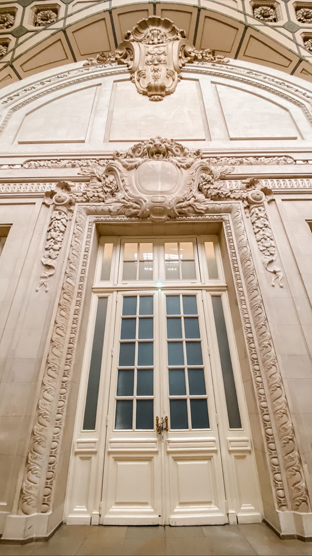 Ornate museum doorway in Paris
