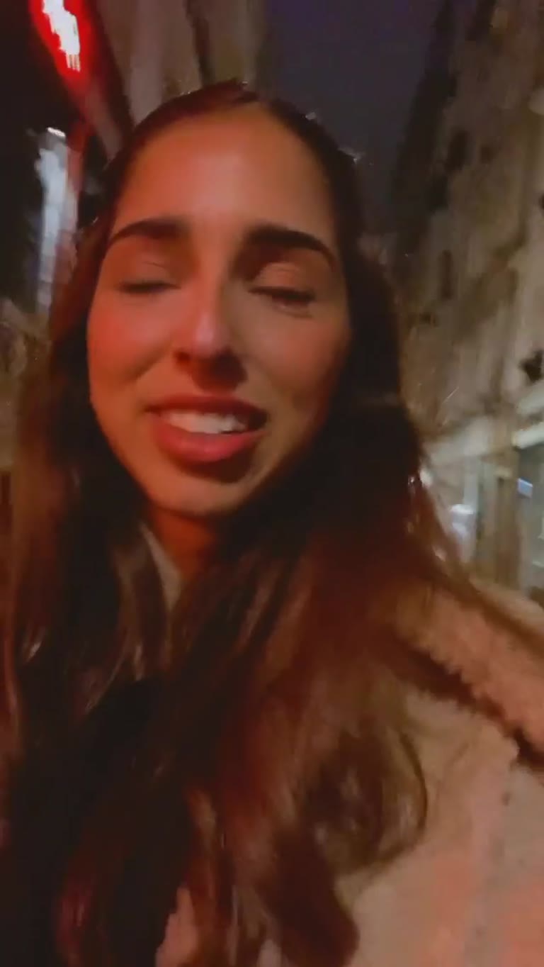 Night walk selfie in Paris