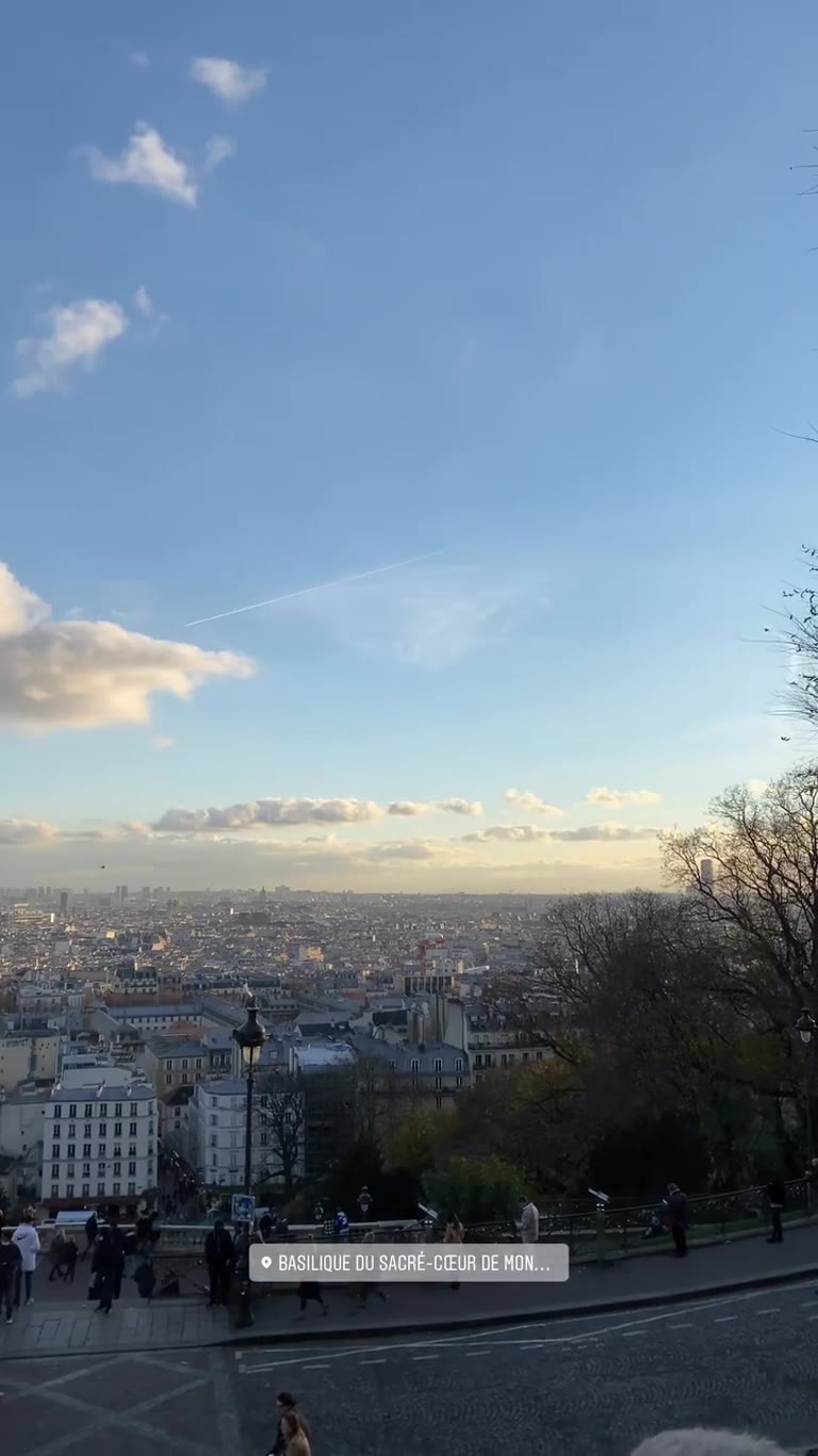 Paris skyline from Sacré-Cœur, Montmartre