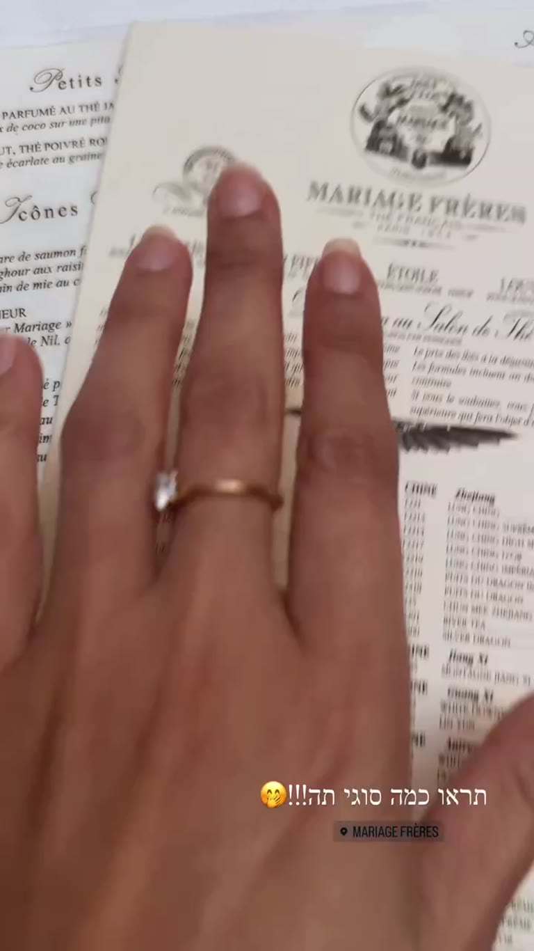 Mariage Frères tea menu in Paris