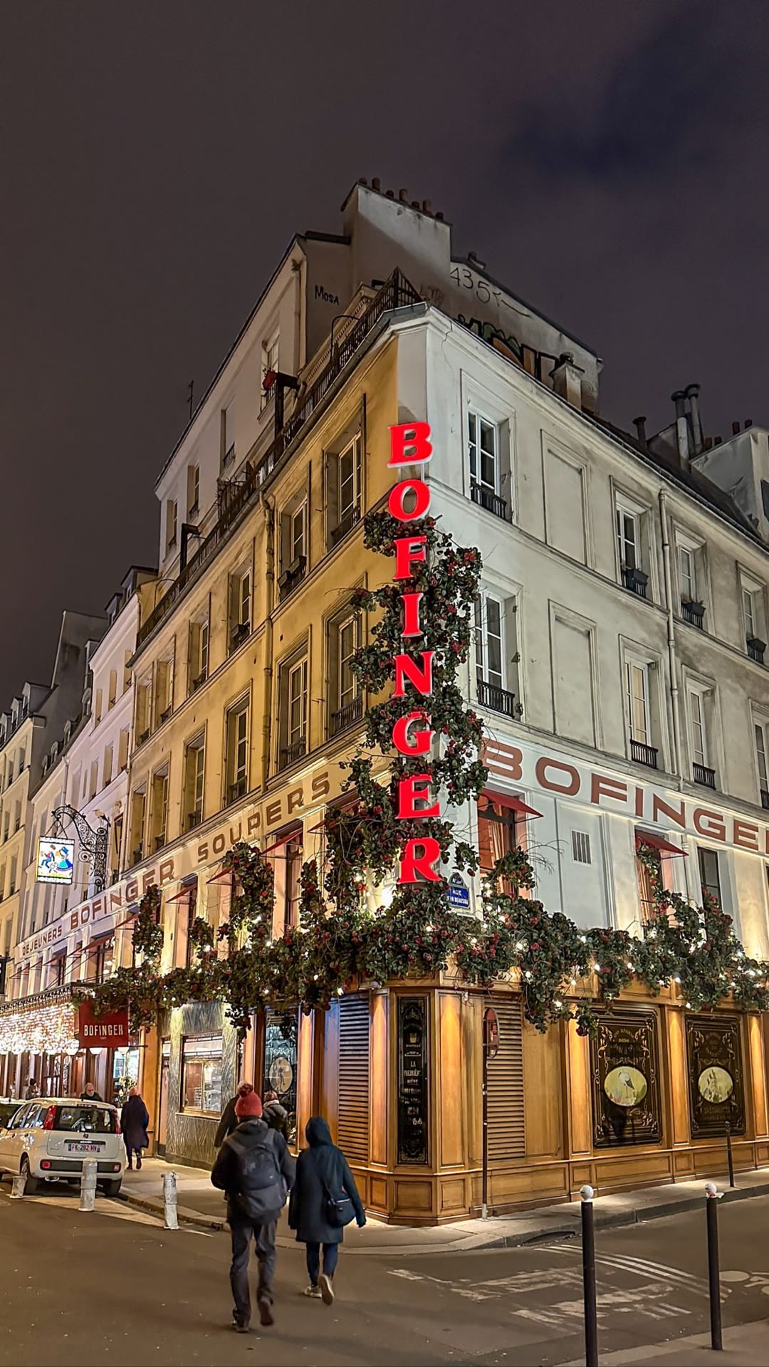 Bofinger brasserie at night, Bastille