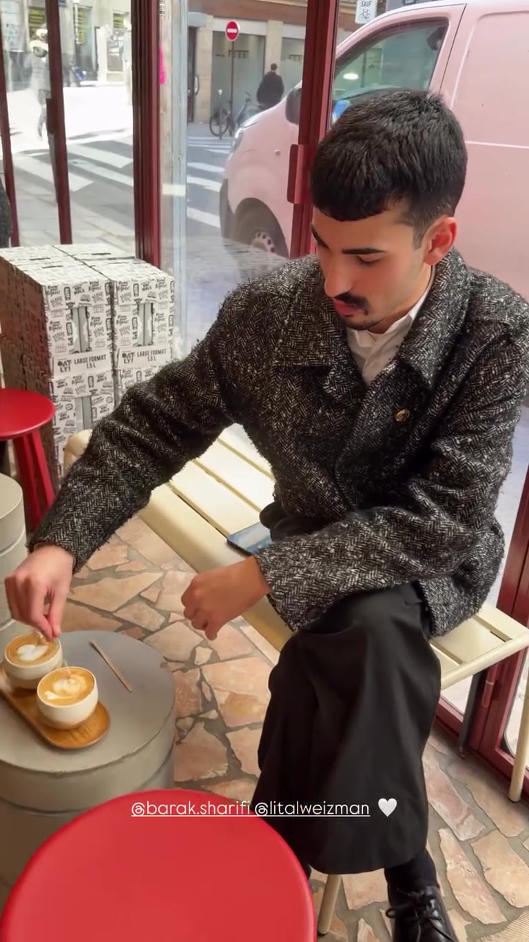 Cappuccinos at a Paris café with friends