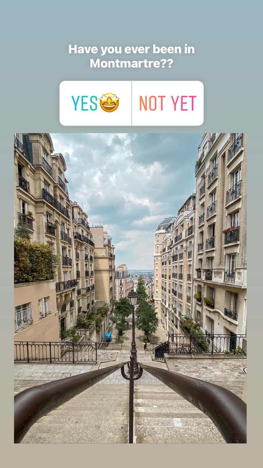 Montmartre's staircase streets in Paris