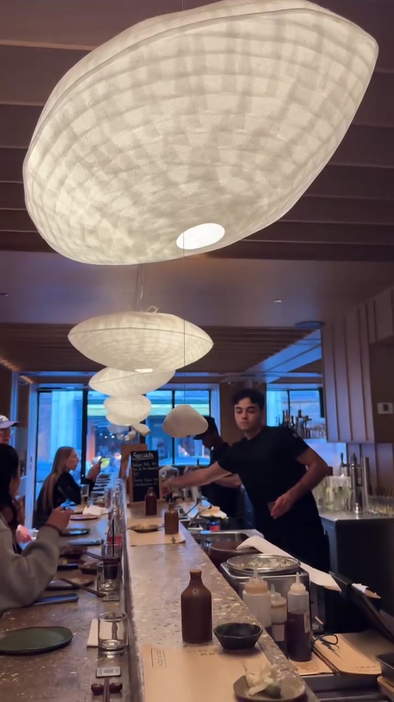 Sushi counter dinner in Paris