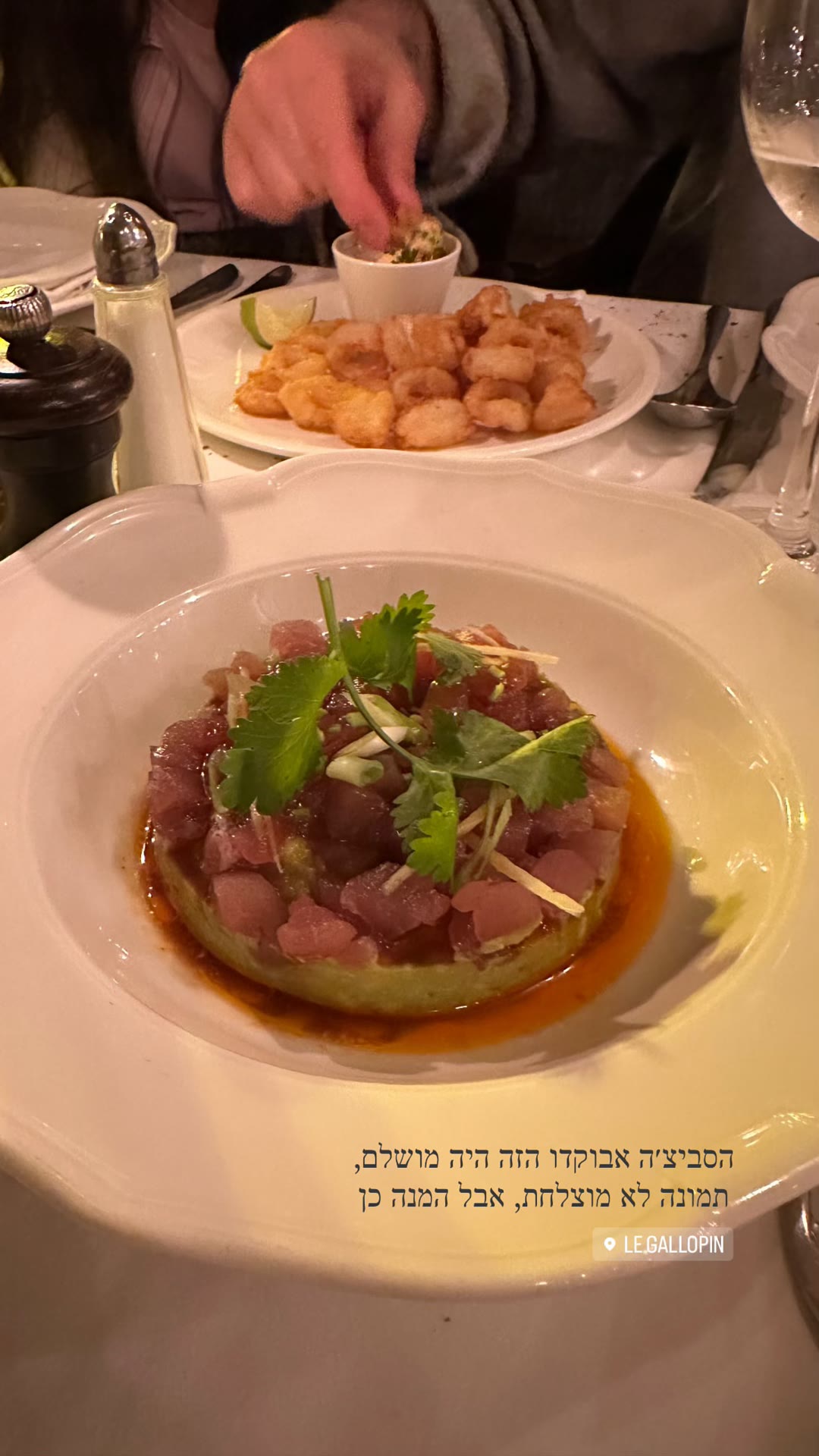 Le Gallopin, Paris — avocado ceviche