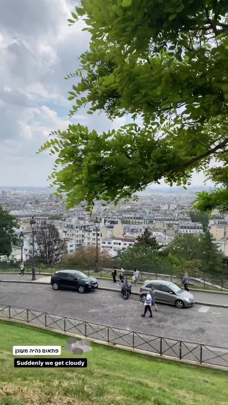 Sacré-Cœur & Montmartre views on a cloudy day
