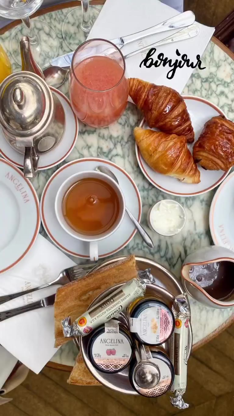 Breakfast at Angelina, Paris