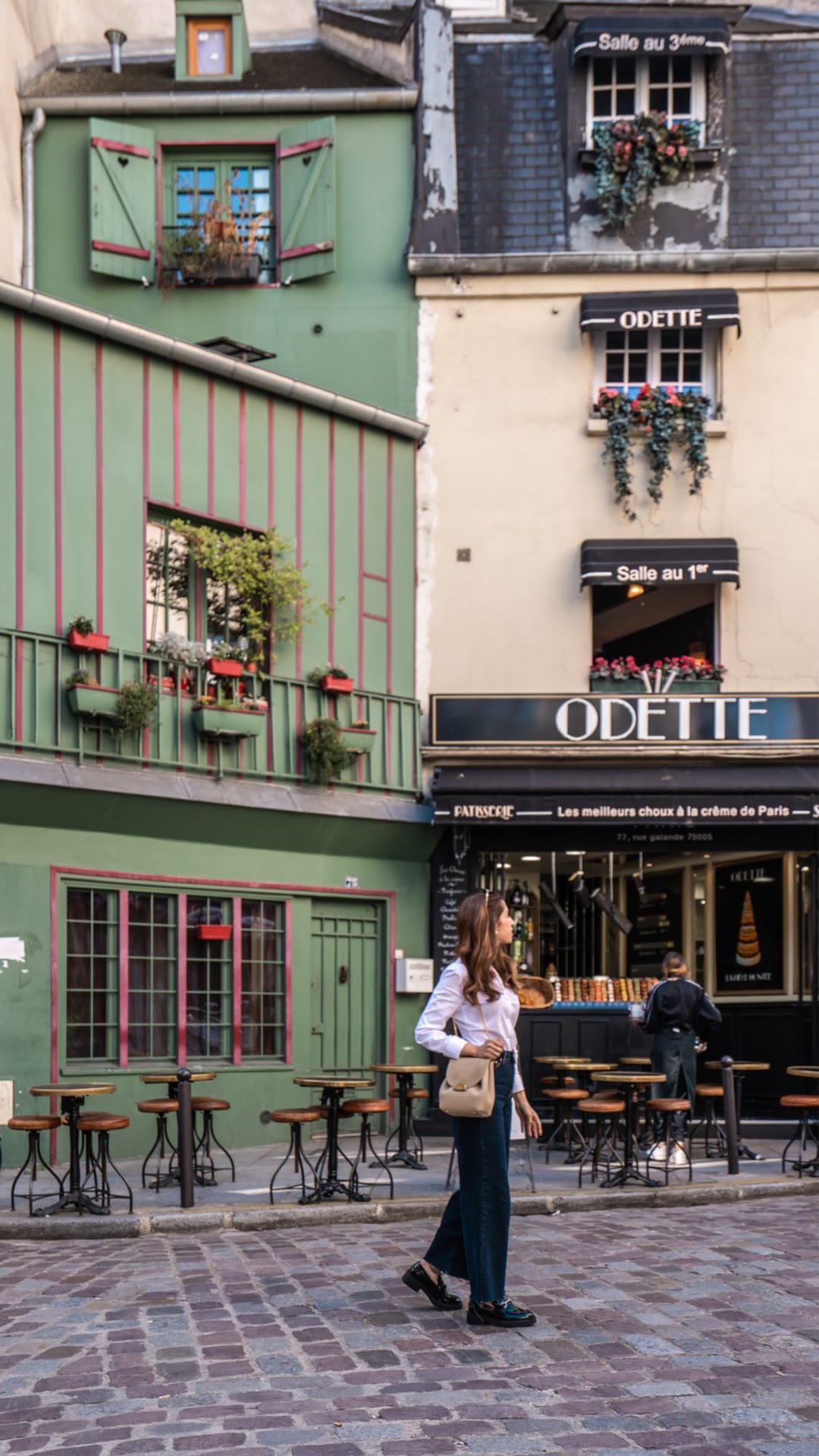Odette pâtisserie, rue Galande