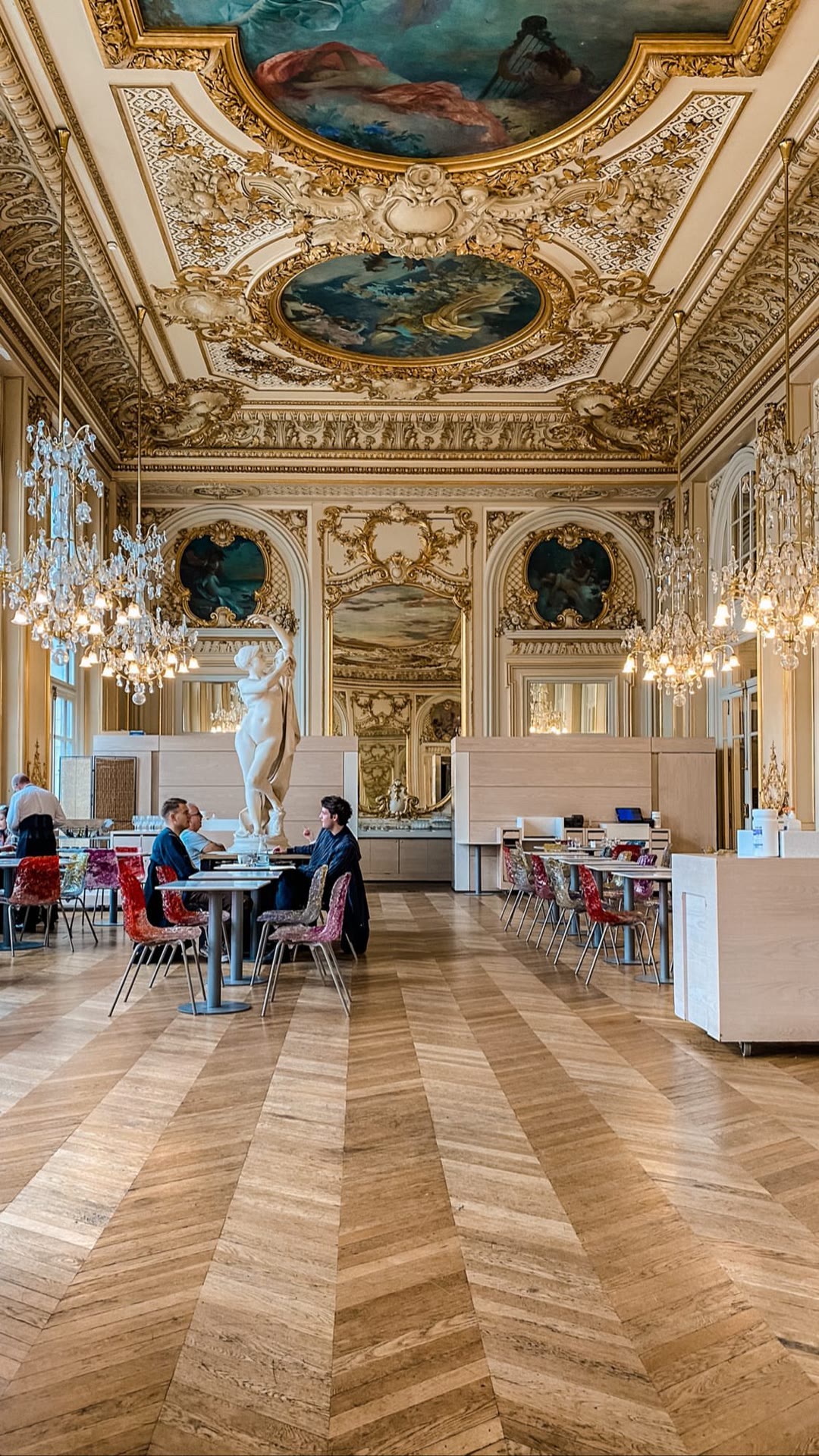 Musée d'Orsay's gilded restaurant hall, Paris