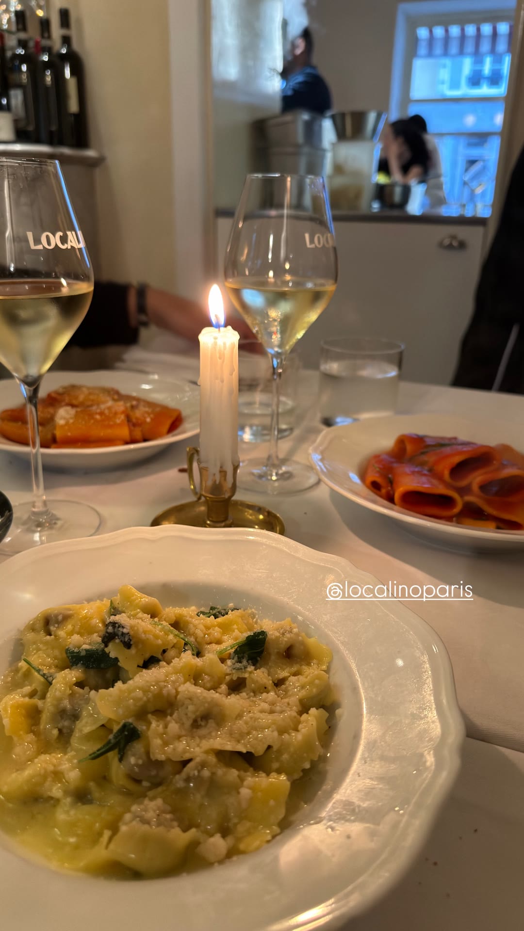 Pasta night at Localino, Paris