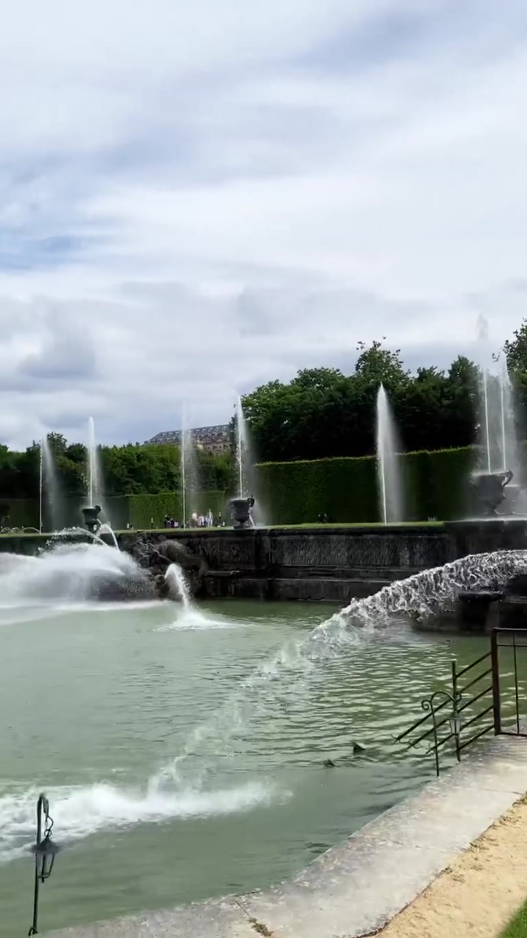 Fountain show in the Gardens of Versailles