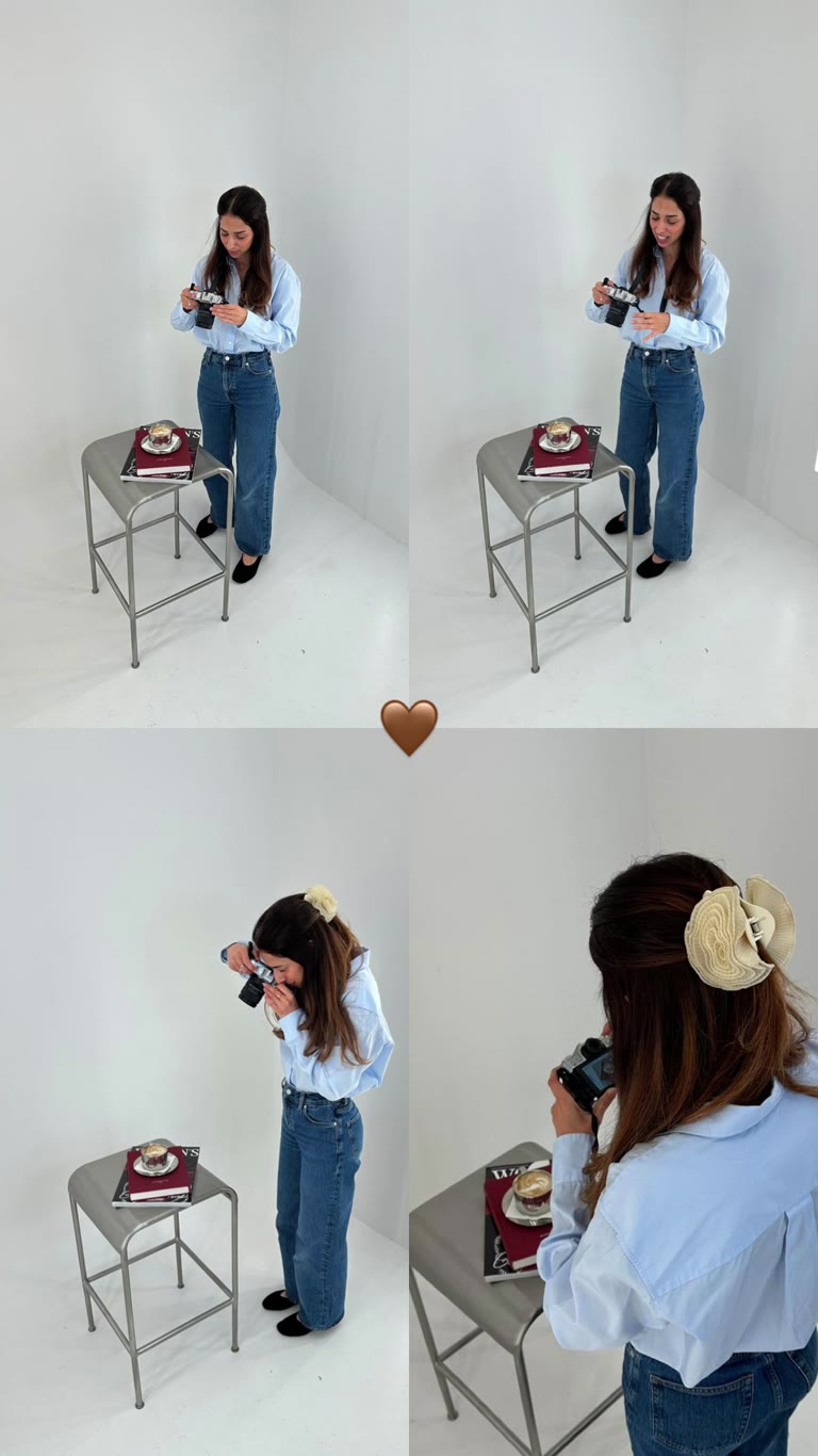 Behind the scenes: shooting a cappuccino